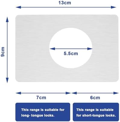 SING FLTDT8P 13CM Door Lock Repair Plate
