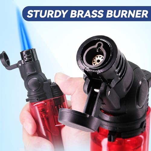 Zoocura 5-Pack Mini Butane Torch Lighter