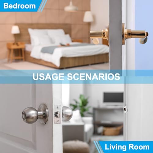 Sturdy Stainless Steel Door Strike Plate Set