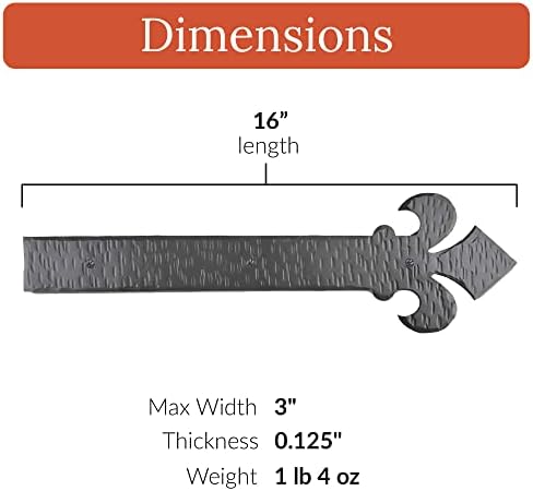 Faux Strap Hinges