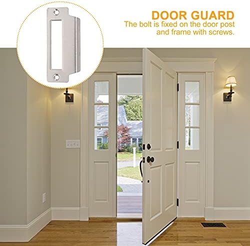 Stainless Steel Door Strike Plate Set of 5
