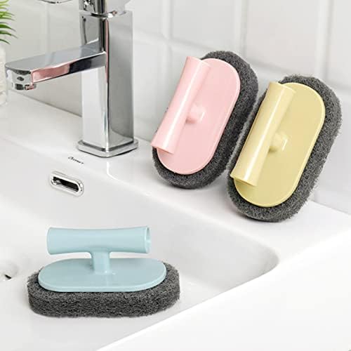 Zerodeko 3-Pack Kitchen Cleaning Brush Set with Ergonomic Handle