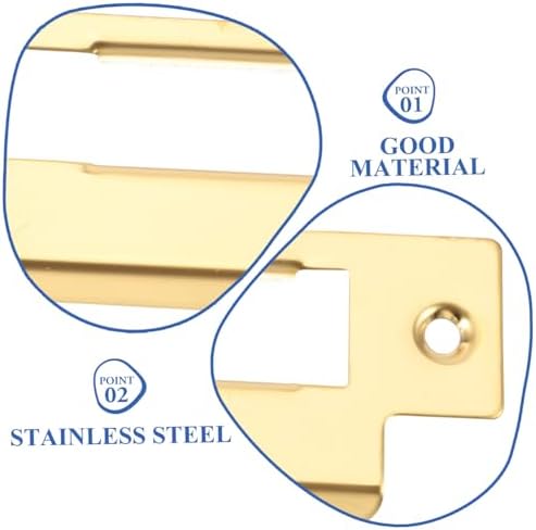 Artibetter Secure stainless steel deadbolt strike plate