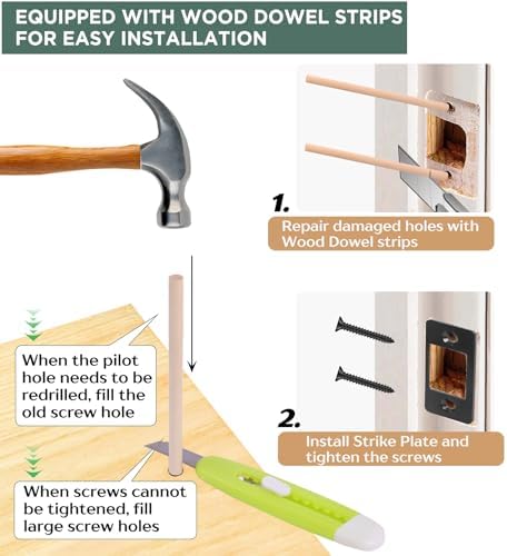 Vizava Deadbolt Strike Plate