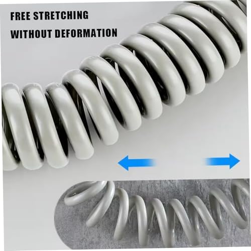 11811-inch Telescoping Shower Hose Extension for Home Use
