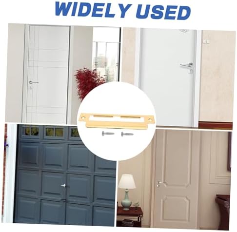 Gadpiparty Stainless Steel Deadbolt Strike Plate for Enhanced Security 1