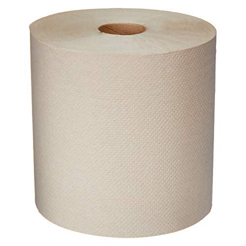 Amazon Commercial 1-Ply Kraft 79 Hard Roll Paper Towels SOFI-011 for Business