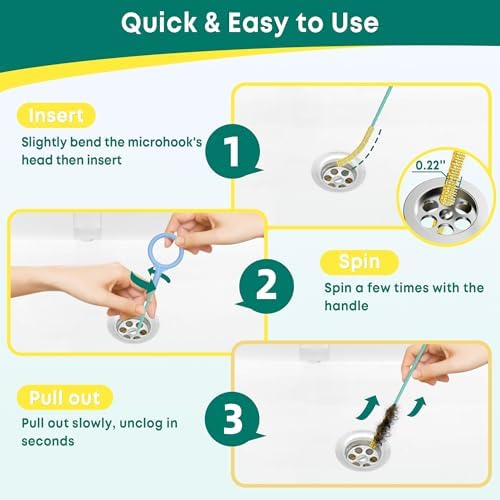 50-Inch Metal Sink Snake Clog Remover Unbreakable and Effective