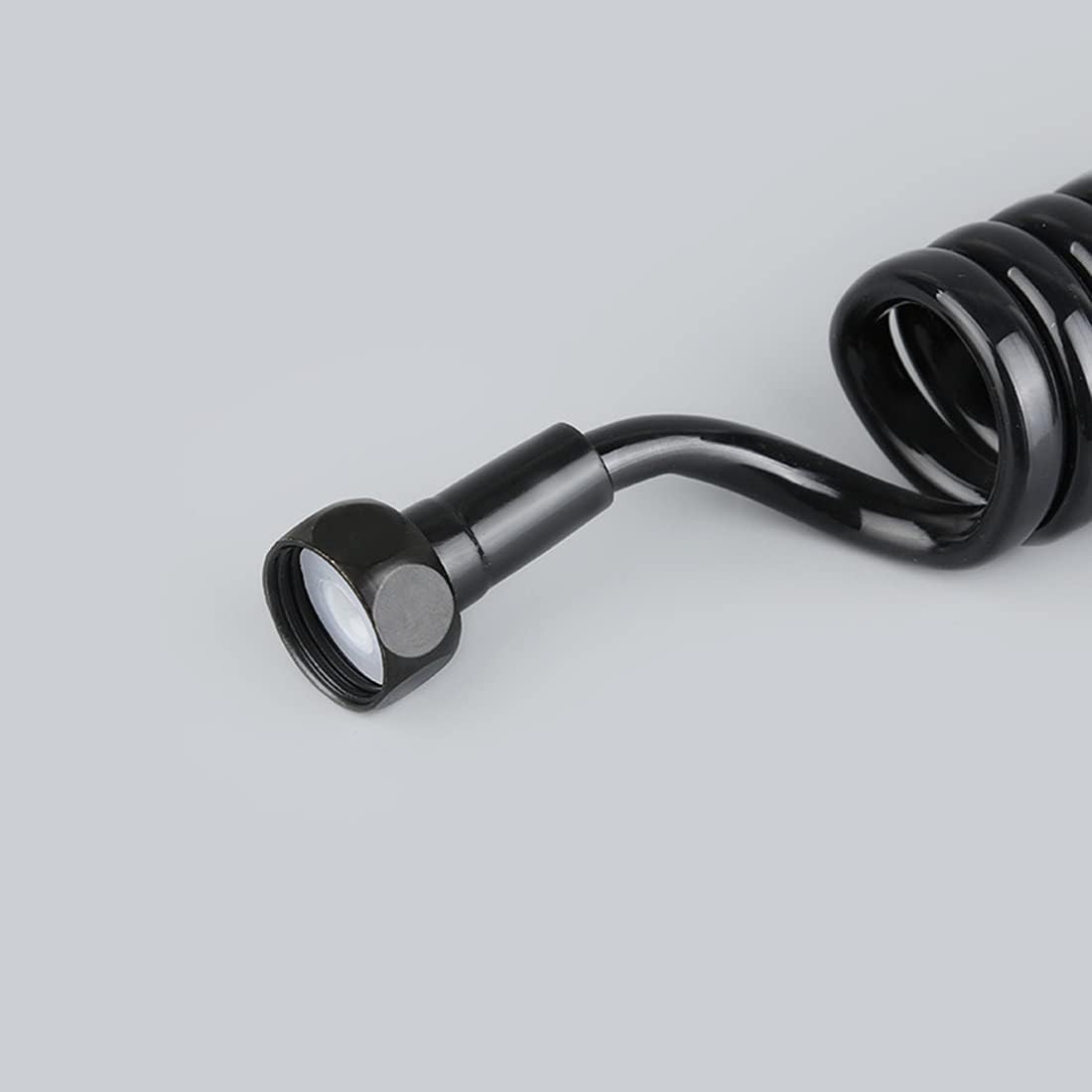 TOZTVXU 3PCS 15m Bidet Sprayer Tube Flexible Retractable Spring Shower Hose for Bathroom Toilet Use