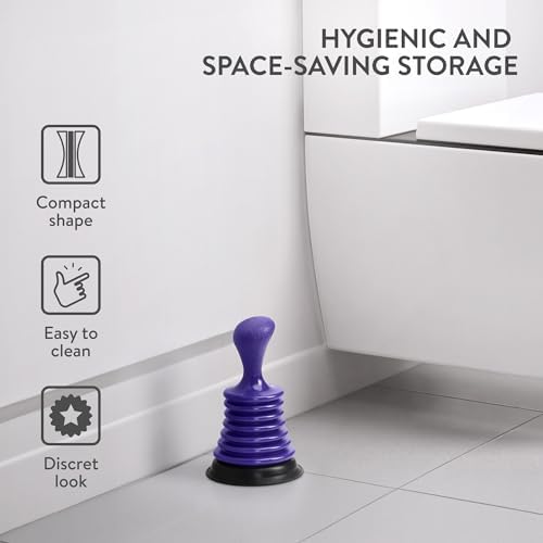 Mi Kubla Small Sink Plunger - Strong Fast unclogger