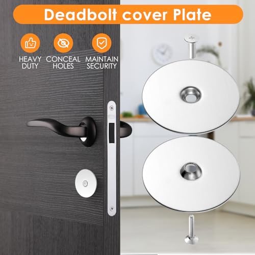 Sturdy Door Hole Cover Plate for Home Security