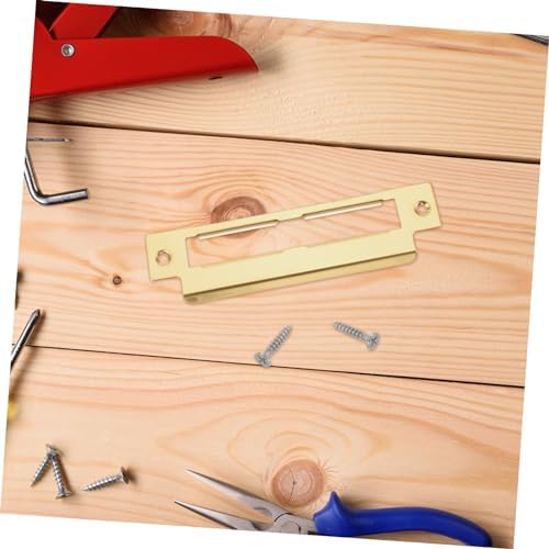 Gadpiparty Stainless Steel Deadbolt Strike Plate for Enhanced Security 1