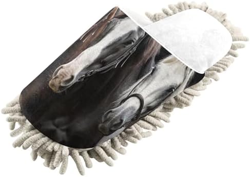 Stylish White Mop Slippers for Home