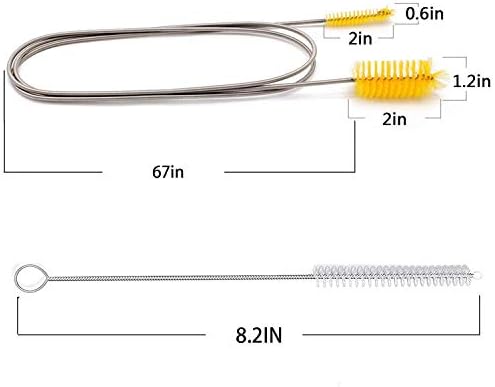 Ergonomic Flexible Drain Brush with Dual Ends for Efficient Cleaning