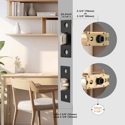 Adjustable Door Latch Set