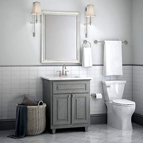 Delta Pirouette 3-Piece Bath Kit in Satin Nickel