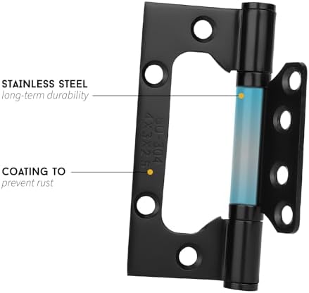 GoldenWarm Non-Mortise Hinges for interior doors