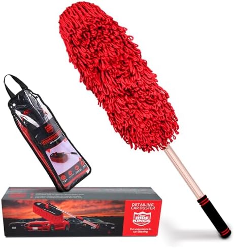 RIDE KINGS Car Duster Kit for Cars Trucks SUVs RVs and MotorcyclesDust Without Lint