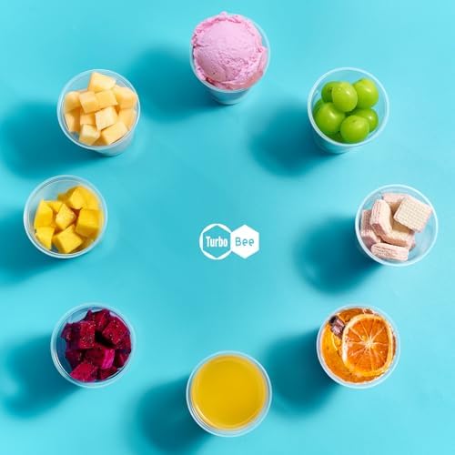 Turbo Bee 500Pack Heat-Resistant 7oz Disposable Plastic Cups