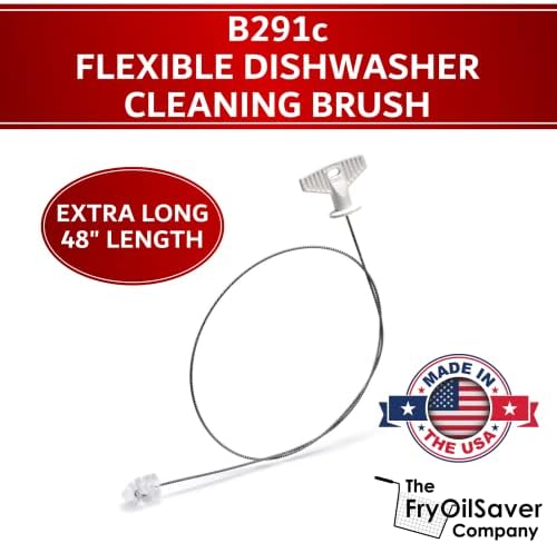 48 Flexible Dishwasher Cleaning Brush for Blocked Pipes
