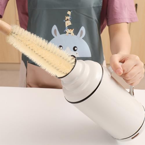 10-Inch Wooden Handle Bottle Brush Cleaner