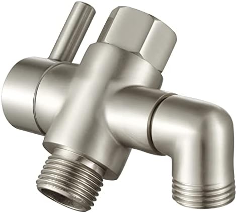 YDmeet - Shower Diverter Valve Brass 3 Ways Gift Set for Handheld and Fixed Heads