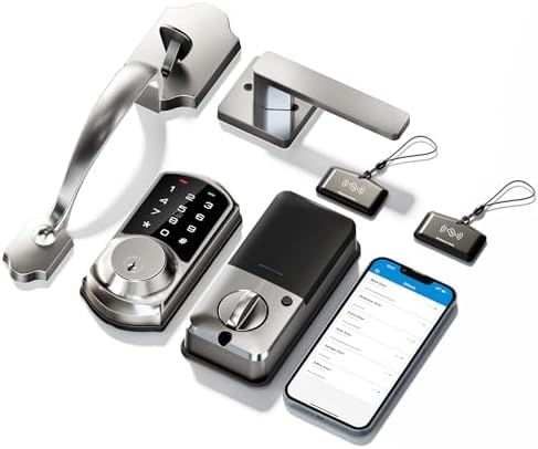 Smart Front Door Lock Set with Keyless Entry and App Control