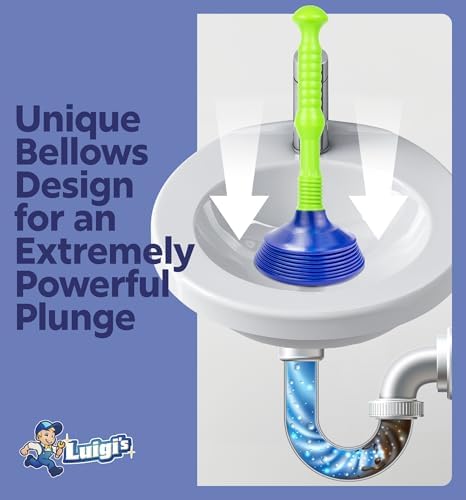 Luigis Large Sink and Drain Plunger