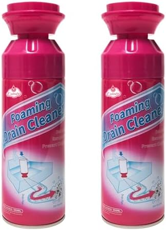 Unloshe Drain Foam Cleaner for Sink Bathroom Drains 2PCS