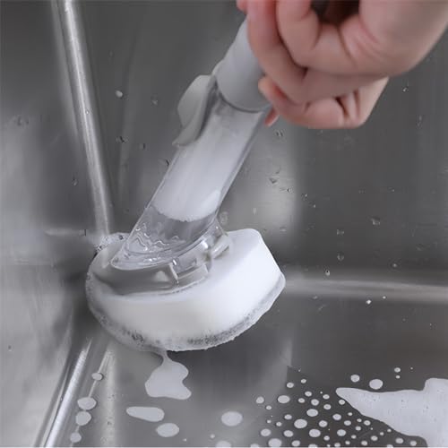 Xicennego Dish Wand Set No-Scratch Cleaning Brush with Soap Dispenser and Replacement Heads