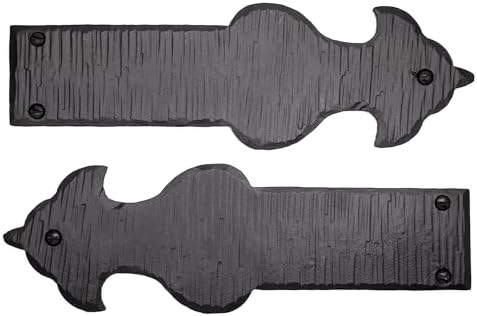 Handmade Rustic Black Faux Hinges