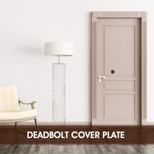 Pelopy Door Hole Filler Plate 2-58 Matte Black