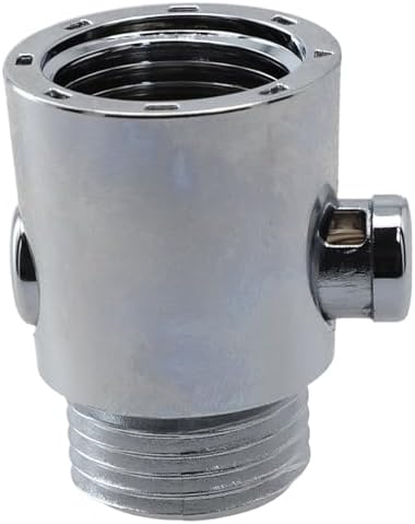 Water Flow Control Valve Brass for Bathroom One-Button Flow Adjustment Water Saving Durable ABS Material