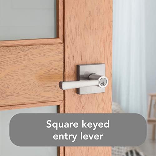 Baldwin Spyglass Reversible Door Lever with SmartKey and Microban
