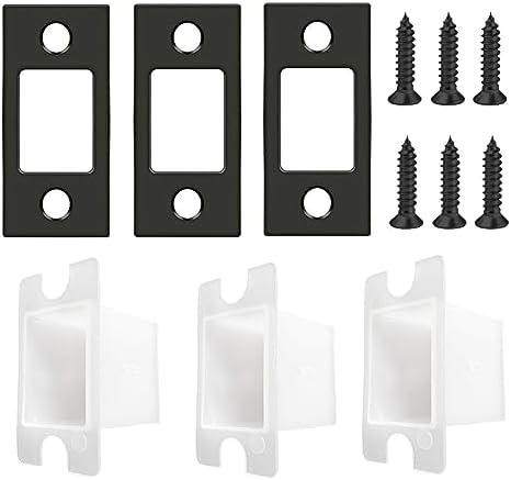 Durable stainless steel door lock parts set with dust control