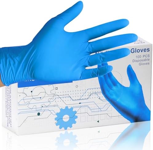 PEIPU Nitrile Exam Gloves Disposable Clean Service Gloves All Sizes Available