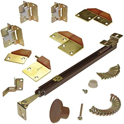 Johnson Hardware Folding Door Hardware Set for Doors - Full-Access Hinges with Optional Heavy Duty Options