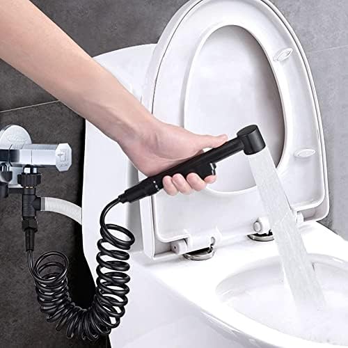 TOZTVXU 3PCS 15m Bidet Sprayer Tube Flexible Retractable Spring Shower Hose for Bathroom Toilet Use