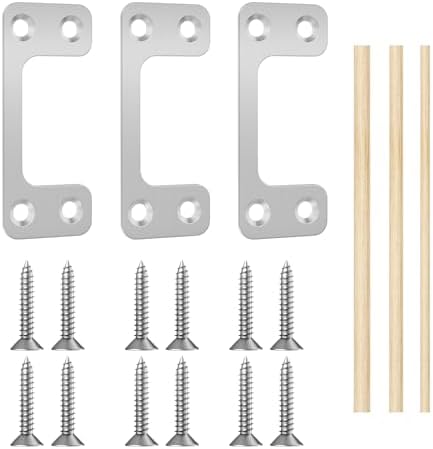 Oversized Deadbolt Strike Plate 1125 x 275 inches - Durable Replacement for Exterior Doors