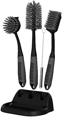 Dish Brush Set WHolder for Kitchen Cleaning