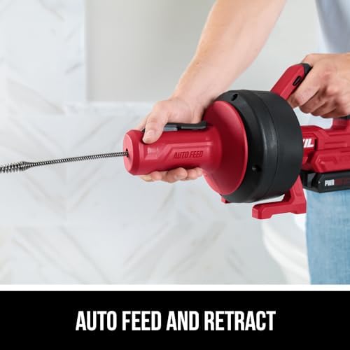 SKIL Power Snake - cordless 20V drain cleaner for plumbers