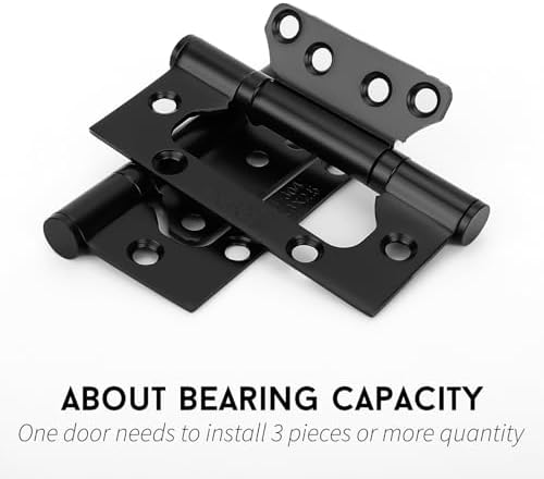 GoldenWarm Non-Mortise Hinges for interior doors