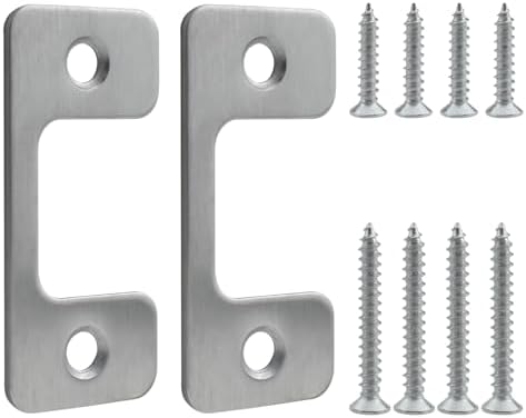 Adjustable Strike Plate with Stainless Steel Security for Home Doors