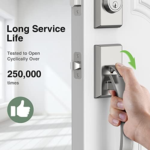 Secure Front Door Entry with Floreita Lock Set Strong and Smooth Entry Security