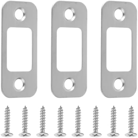 3-Piece Stainless Steel Door Strike Plate Spacer
