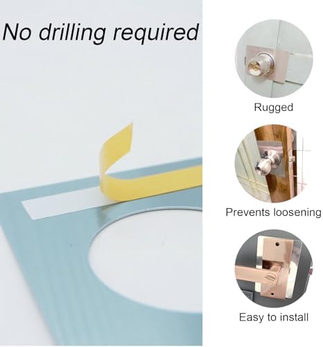 Sturdy Door Lock Repairs Kit 8PCS Adhesive Coverage