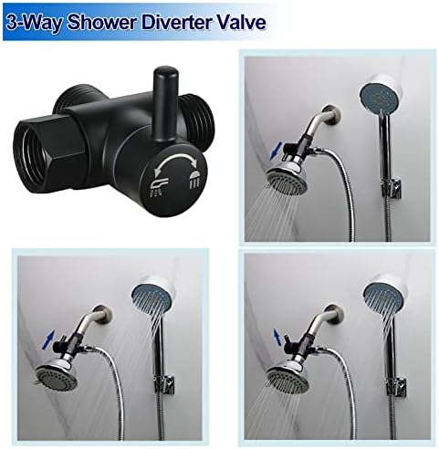 Mingor-Style 3-Way Brass Showersystem Diverter for Bathroom