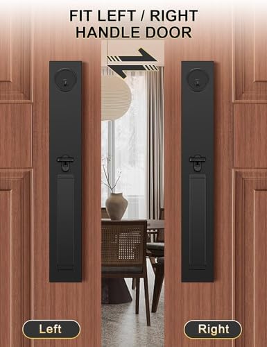 Front Door Lock Set Heavy Duty Entry Door Lock Set