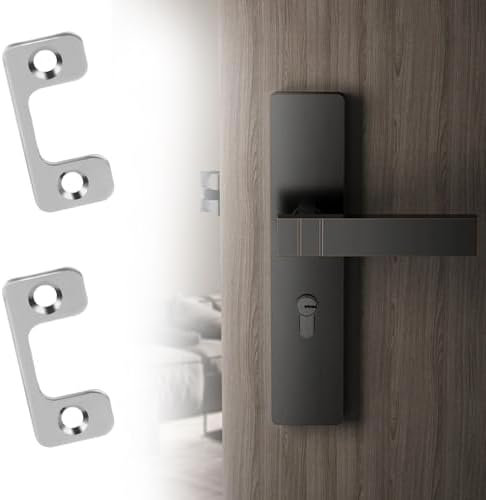 4 Pcs 1 x 2-14 Door Strike Plate with Screws