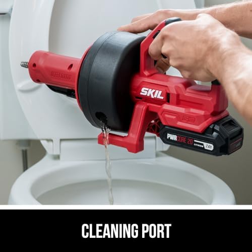 SKIL Power Snake - cordless 20V drain cleaner for plumbers